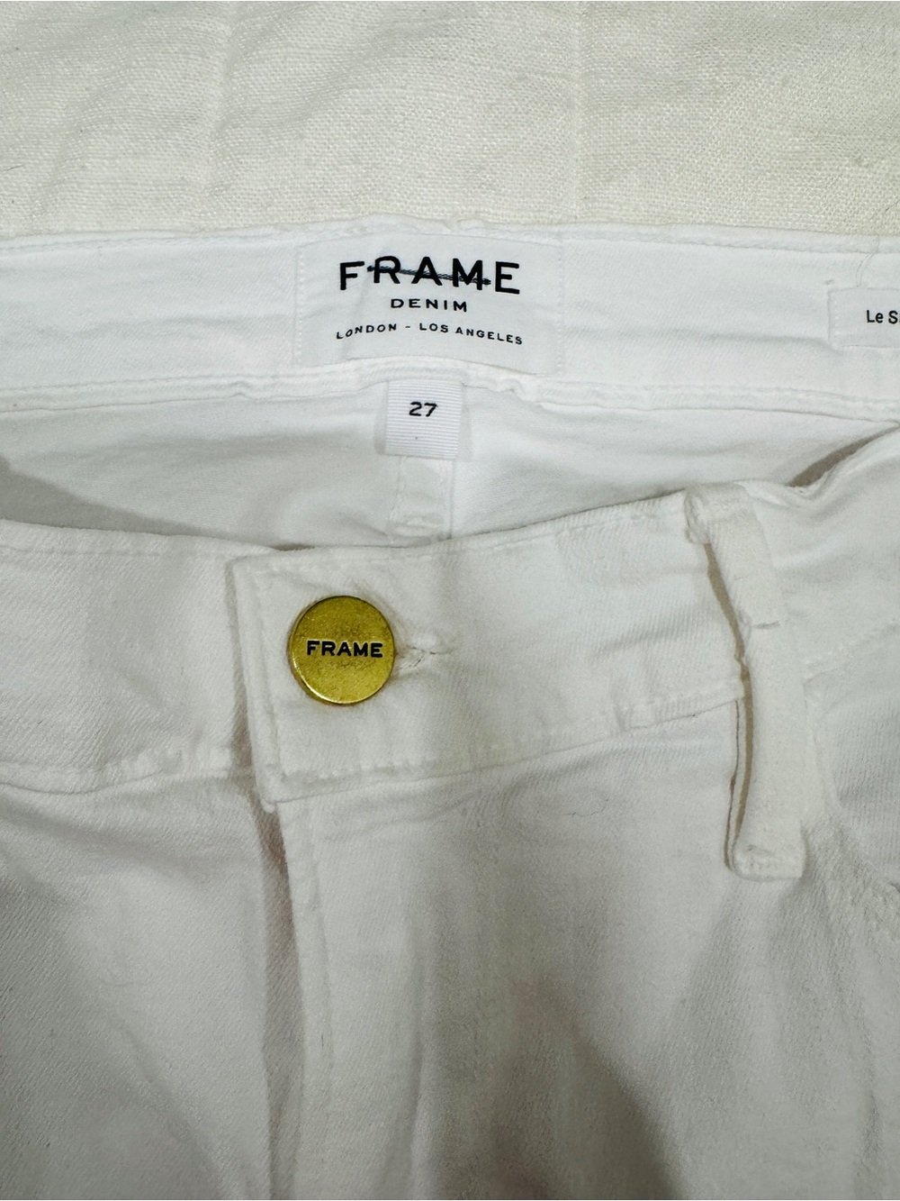 Frame Denim White Women's Jeans